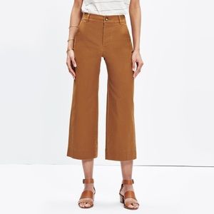 Madewell Langford wide leg Crop pants